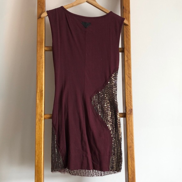 Diesel Sequin T-shirt Dress. - Picture 2 of 2